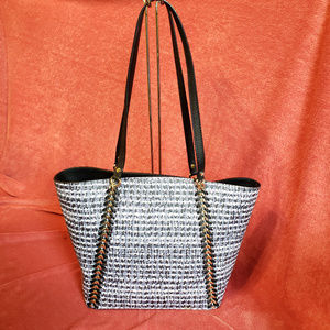 Karl Lagerfeld Paris Saffiano Leather Chain Tote